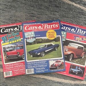 Vintage Cars & Parts Magazine Set / April-June 1991
